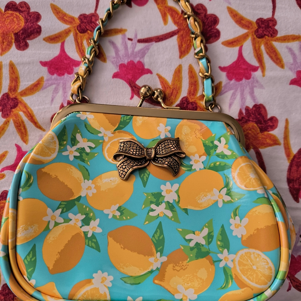 SOLD!!!! Betsey Johnson Lemon Crossbody